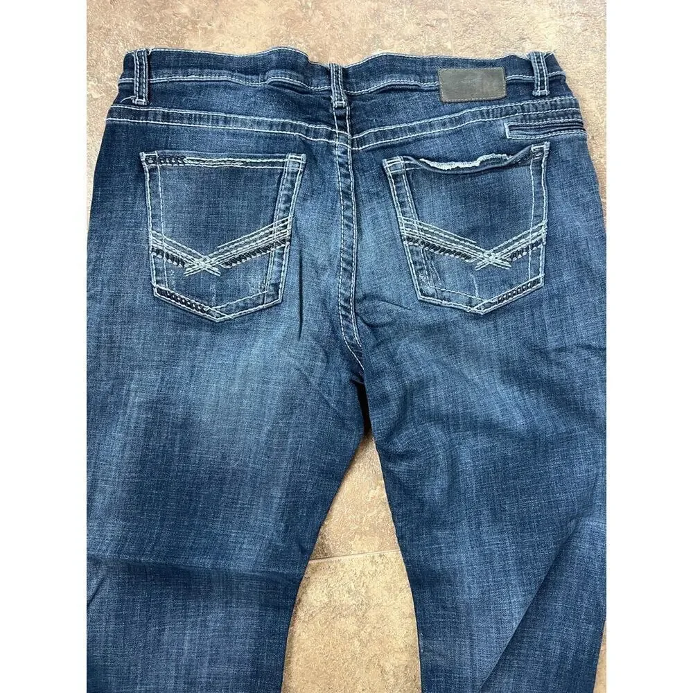 BKE Tyler Bootleg Denim Jeans, Men's size 38L